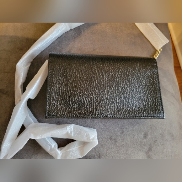Authentic Gucci Interlocking G Bag Chain Wallet Crossbody + BOX - Picture 8 of 15